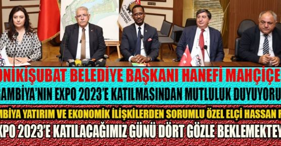 GAMBİYA’DAN EXPO 2023 ZİYARETİ