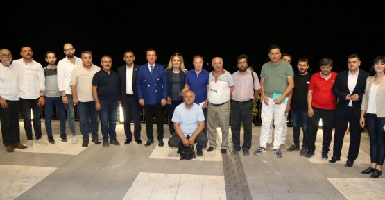 KMTSO BAŞKANI BULUNTU, BASINLA BULUŞTU