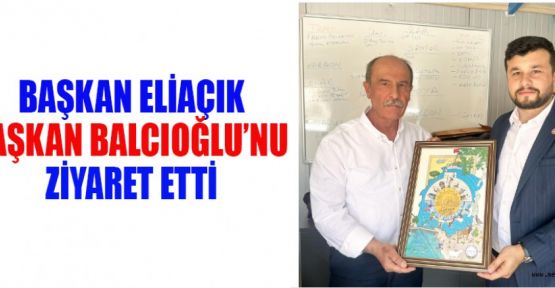 TÜMKİAD BAŞKANI ELİAÇIK’TAN BAŞKAN ŞAHİN BALCIOĞLU’NA NEZAKET ZİYARETİ