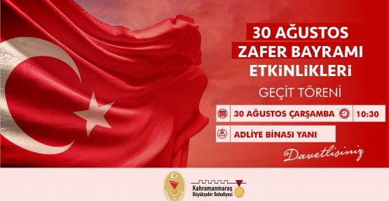 30 AĞUSTOS, ADLİYE BİNASI YANINDA KUTLANACAK!