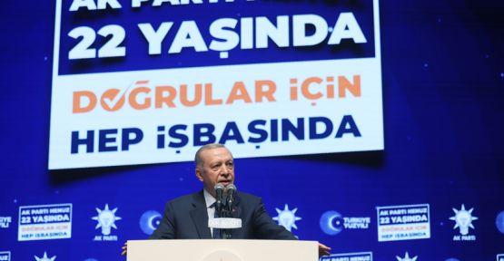 BAŞKAN GÜNGÖR, AK PARTİ 22. KURULUŞ YIL DÖNÜMÜ PROGRAMI’NDA