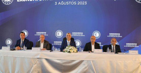 TİCARET BAKANI BOLAT, İŞ DÜNYASIYLA BULUŞTU