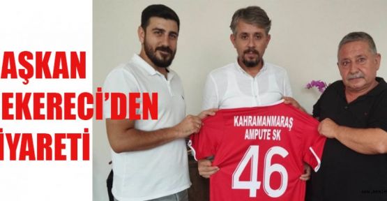 BAŞKAN BEKERECİ’DEN BELEDİYESPOR ŞUBE MÜDÜRLÜĞÜNE ZİYARET