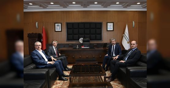 BAŞKAN GÜNGÖR, OSMANİYE VALİSİ YILMAZ’I AĞIRLADI