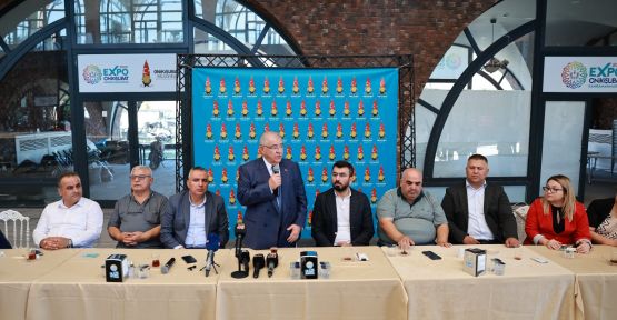 BAŞKAN MAHÇİÇEK, EXPO 2023 ALANINDA MUHTARLARI AĞIRLADI