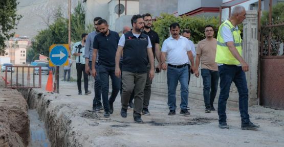 ELBİSTAN’DA İÇME SUYU İSALE HATTI YENİLENİYOR