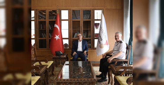İL JANDARMA KOMUTANI YAĞAN’DAN BAŞKAN GÜNGÖR’E VEDA ZİYARETİ