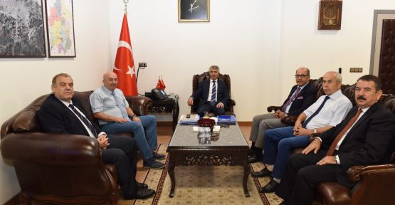 KSÜ’DEN VALİ MÜKERREM ÜNLÜER’E HAYIRLI OLSUN ZİYARETİ
