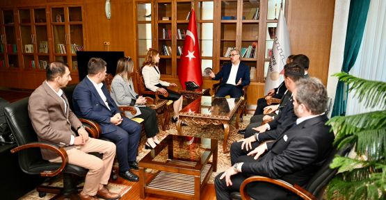 MHP HEYETİNDEN BAŞKAN GÜNGÖR’E ZİYARET