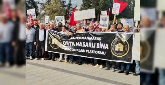 ORTA HASARLI BİNA SAKİNLERİNDEN TEPKİ