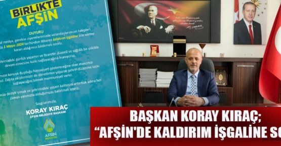 BAŞKAN KORAY KIRAÇ: HALKIMIZIN YAŞAM KALİTESİ ARTIRILACAK