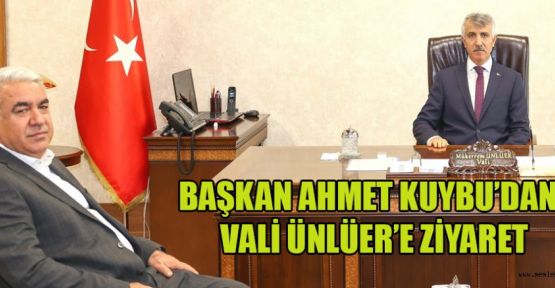 BAŞKAN KUYBU, VALİ ÜNLÜER’LE ÇOCUK YARDIM FONU İÇİN GÖRÜŞTÜ