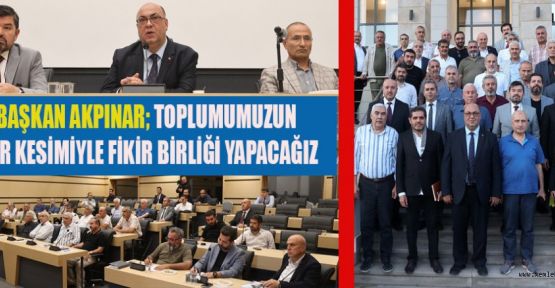DULKADİROĞLU BELEDİYESİ'NDE İLK DANIŞMA MECLİSİ TOPLANTISI