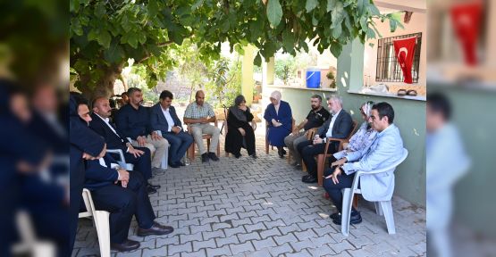 BAŞKAN GÖRGEL’DEN, 15 TEMMUZ ŞEHİDİ ERGÜVEN’İN AİLESİNE ZİYARET