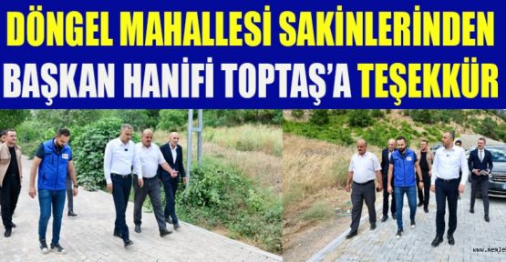 DÖNGEL MAHALLESİ’NDE KİLİT PARKE ÇALIŞMALARI