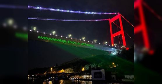 KÖPRÜDE PANKART; ‘STADYUM İSTİYORUZ!’