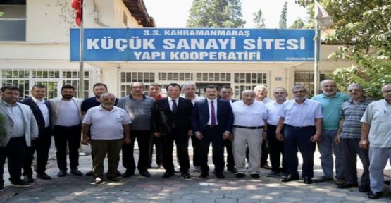 SANAYİ ODASINDAN KÜÇÜK SANAYİ SİTESİ YAPI KOOP. BAŞK. BAYAZIT’A ZİYARET