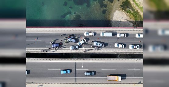 ZİNCİRLEME TRAFİK KAZASI, 7 YARALI
