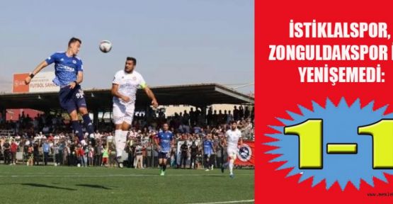 İSTİKLALSPOR, KENDİ SAHASINDA RAKİBE 2 PUAN VERDİ
