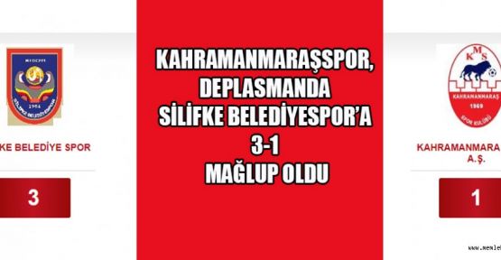 KIRMIZI BEYAZLILAR SİLİFKE’DEN ELİ BOŞ DÖNDÜ