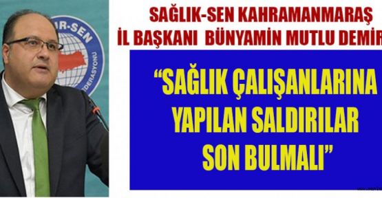 BAŞKAN BÜNYAMİN DEMİRCİ: GEÇMİŞ OLSUN