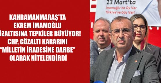 CHP İL BAŞKANLIĞI’NDAN SERT TEPKİ