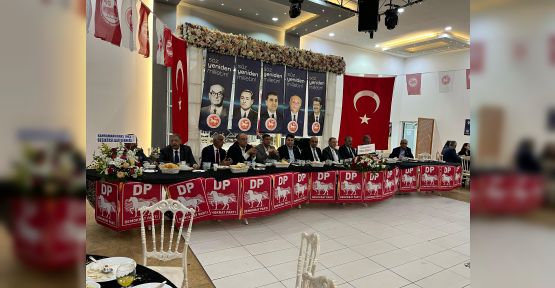 DP LİDERİ UYSAL İFTARINI MARAŞ’TA, PARTİLİLERLE AÇTI