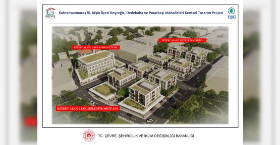 REZERV ALAN PROJELERİYLE ŞEHRİMİZ YENİDEN YÜKSELİYOR!