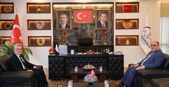 BAŞKAN GÖRGEL’DEN BAŞKAN AKPINAR’A ZİYARET