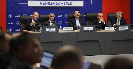 BAKAN KURUM, KAHRAMANMARAŞ’TA