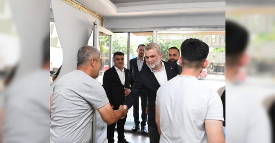 BAŞKAN GÖRGEL, KANUNİ’DE ESNAF VE VATANDAŞLARLA