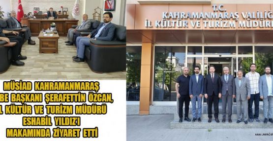 BAŞKAN ÖZCAN’DAN MÜDÜR YILDIZ’A HAYIRLI OLSUN ZİYARETİ