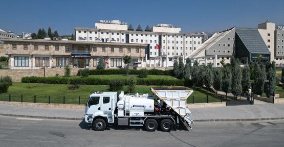 DULKADİROĞLU BELEDİYESİ’NE SATHİ KAPLAMA ARACI
