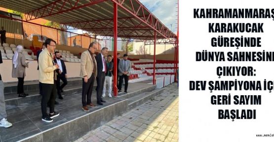 1. KARAKUCAK GÜREŞİ DÜNYA ŞAMPİYONASI’NA EV SAHİBİYİZ