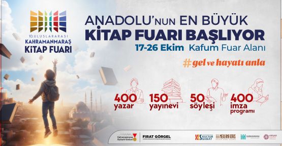 KİTAP FUARI ZİYARETÇİLERİ İÇİN GÜN SAYIYOR