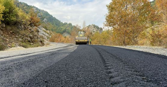 ANDIRIN’A ULAŞIMI 20 KM KISALTAN ARTERDE SON ÇALIŞMALAR