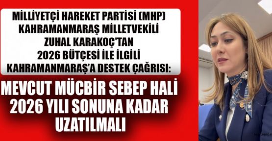 MV. KARAKOÇ: MÜCBİR SEBEP HALİ UZATILMALI