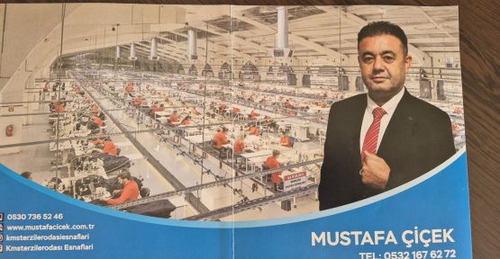 BAŞKAN ADAYI ÇİÇEK, "PROJELERİM ESNAFA NEFES ALDIRACAK”