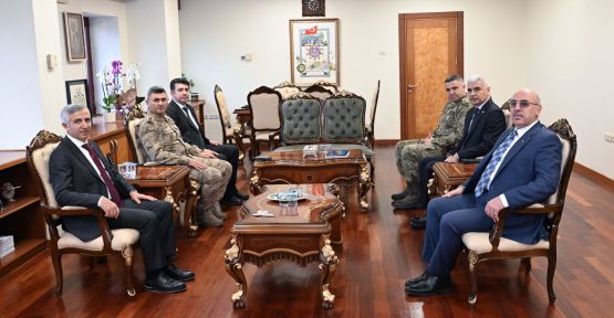 İL PROTOKOLÜNDEN KSÜ REKTÖRÜ PROF.DR.AK’A ZİYARET