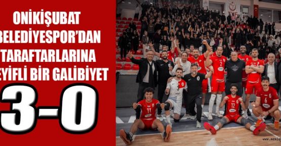 ONİKİŞUBAT BELEDİYESPOR VOLEYBOL TAKIMI LİDER