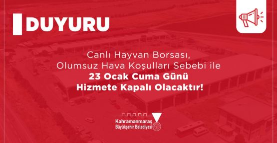 CANLI HAYVAN BORSASI KAPANDI