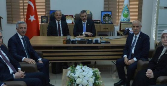 BAKAN ÇİFTÇİ: AFŞİN’LE GÖNÜL BAĞIMIZ VAR