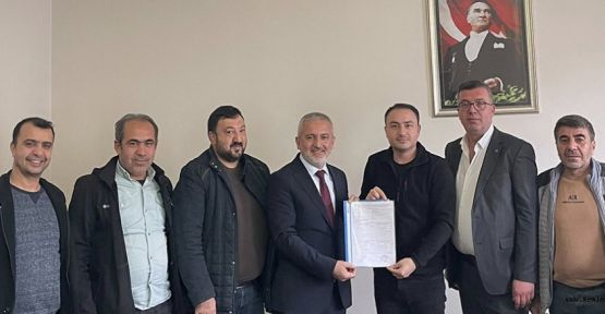 BAŞKAN ALİ KÖFTE MAZBATASINI ALDI