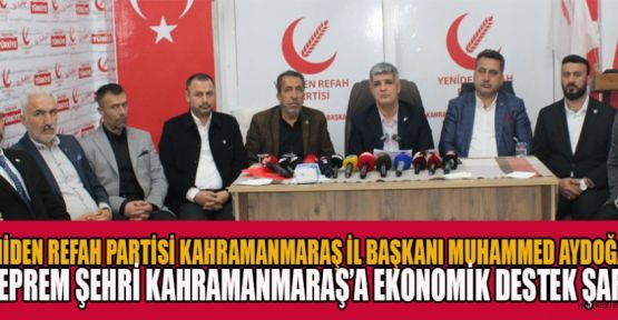 YRP İL BAŞKANI AYDOĞAR, “GEÇİM SIKINTISI OLMALI”