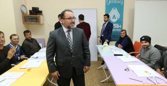 AFŞİN BELEDİYESİNDEN BİR İLK… ENGELLİLERE YÖNELİK OKUMA YAZMA KURSU