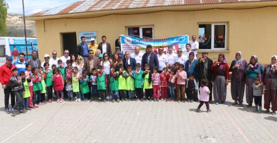 ALO SPOR PROJESİNİN İLK UYGULAMASI GÜCÜK İLKOKULUNDA YAPILDI 