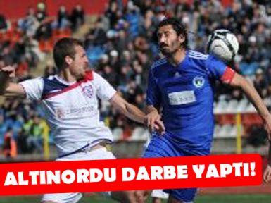 ALTINORDU DARBE YAPTI!