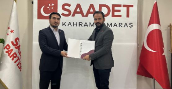 SAADET ONİKİŞUBAT İLÇE BAŞKANLIĞINDA BAYRAK DEĞİŞİMİ