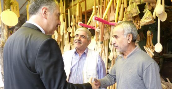 ARIKAN ESNAFLARLA BULUŞTU