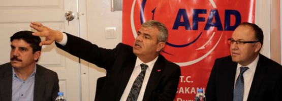 BAŞBAKAN YARDIMCISI KAYNAK HEYELAN BÖLGESİNDE